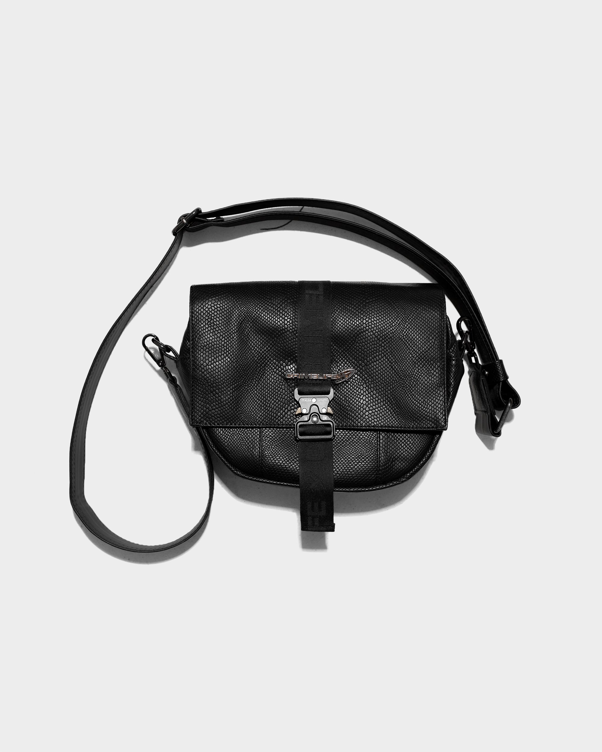 SNAKE SKIN SIDE BAG