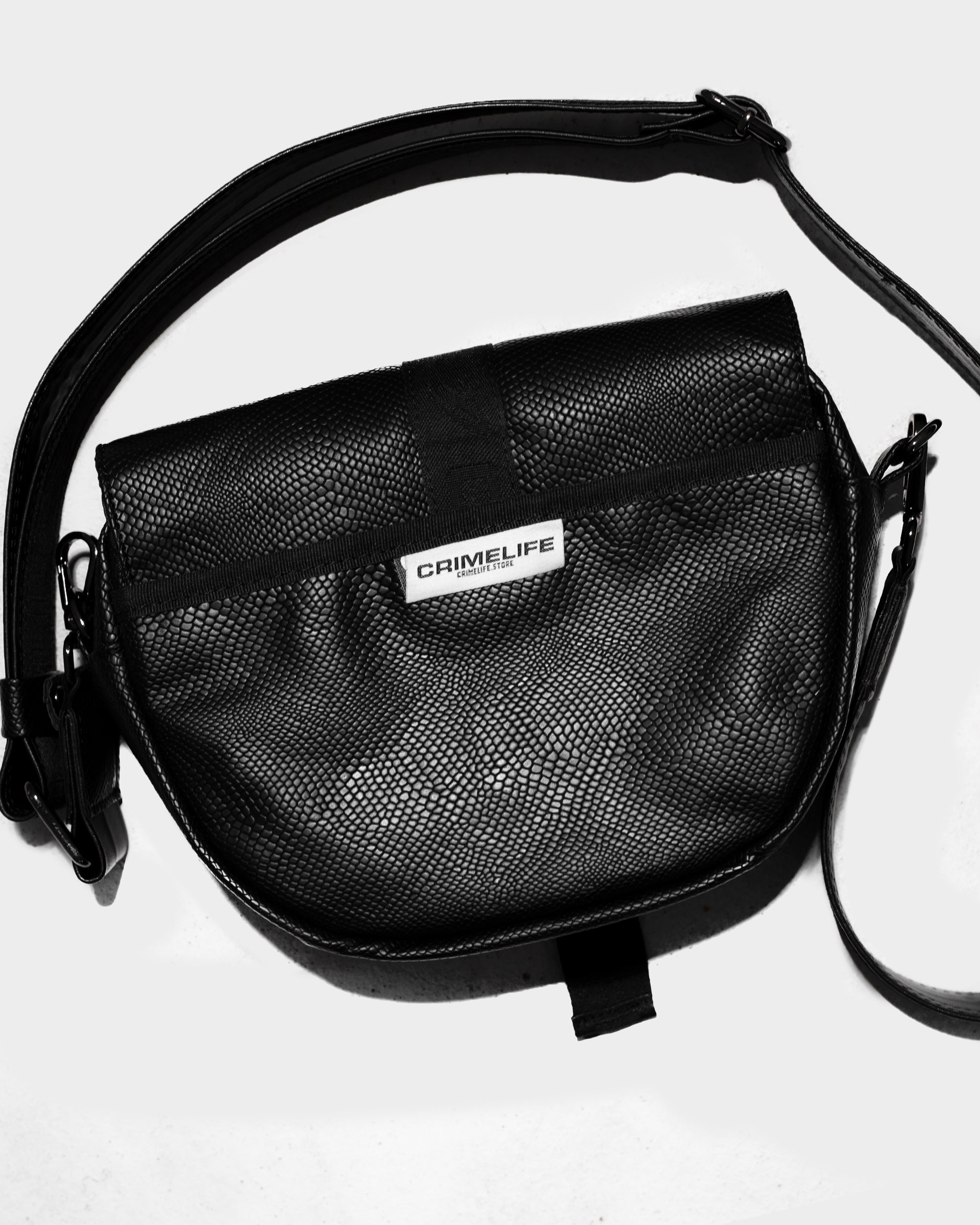 SNAKE SKIN SIDE BAG