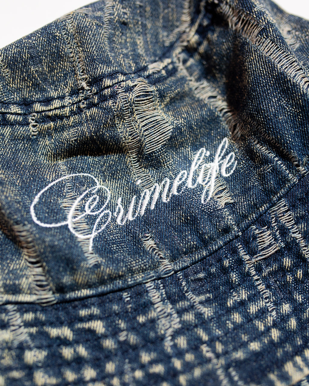 WASHED DENIM BUCKETHAT