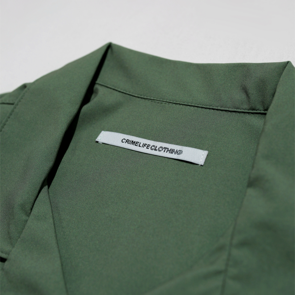 GREEN FULL SCRIPT CL SHIRT - CRIMELIFE