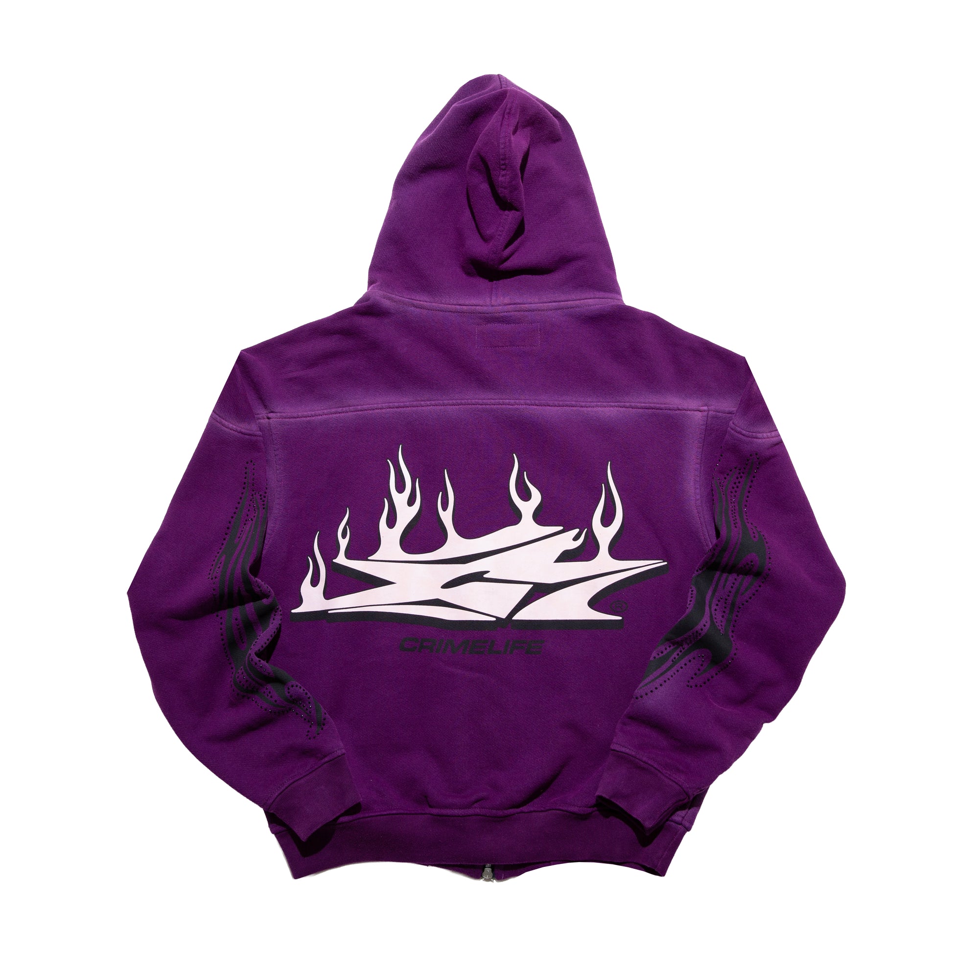 SPORT FLAMES ZIP HOODIE