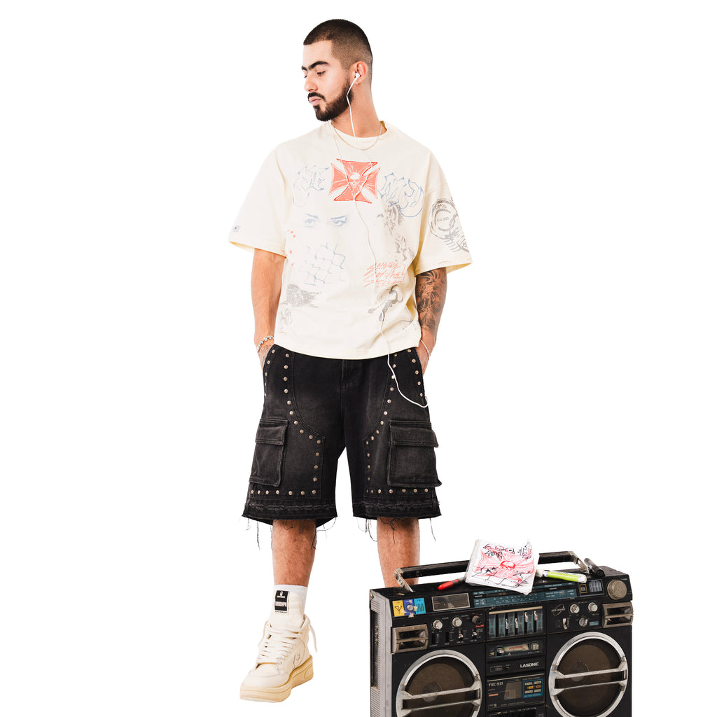 TANGLED SIGNAL SHORTS - CRIMELIFE